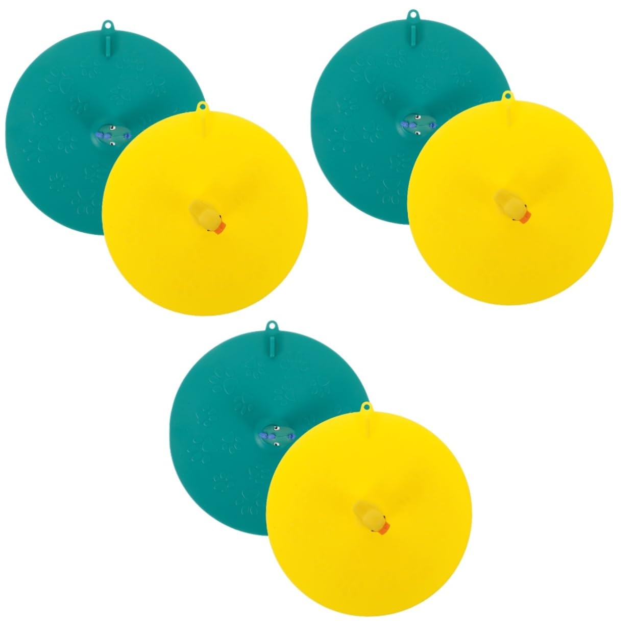Homoyoyo 3 Set Tappi Per Scarico Silicone Per Bagno Design Cartoon Dinosauro Copertura Per Scarico Resistente E Antipolvere 2 Pezzi*3