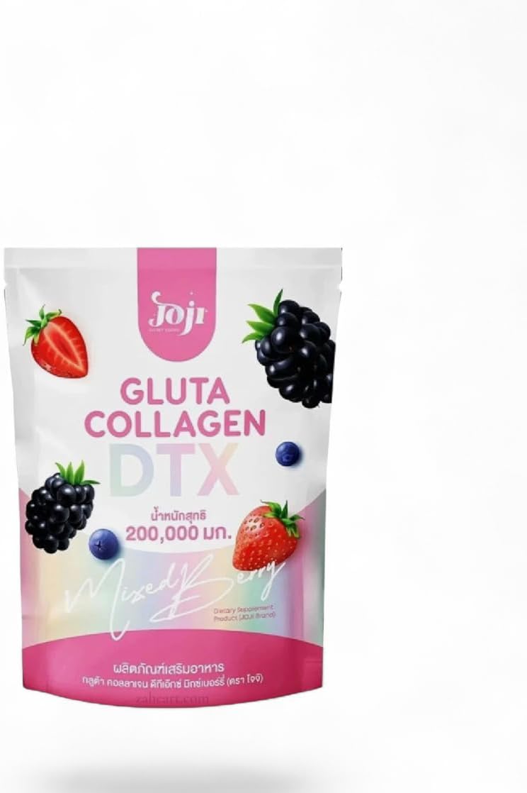 Joji Gluta Collagen DTX Plus Mixed Berry Drink Mix 10 Sachets