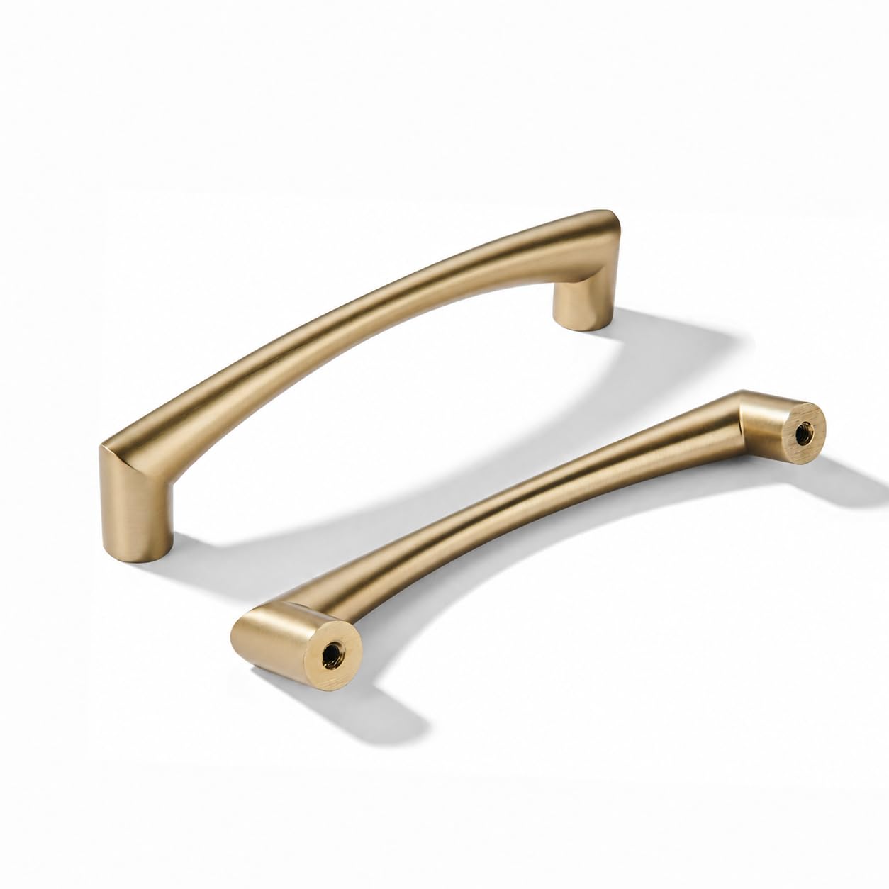 KHTUMEWARE-80445 Champagne Bronze Cabinet Pulls CTC 5 in (128 mm) 5-Pack