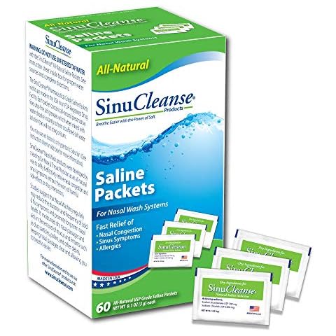 SinuCleanse Saline Solution Packets, 18 Ounce (Pack of 3) Cover