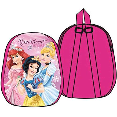 Disney-Prinzessinnen-Rucksack, 31 cm, für Mädchen und Erwachsene, aus Polyester, Magnificent mit einer Tasche Cover