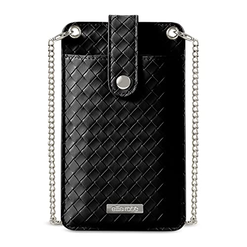 Ellie Rose Vegan Leather RFID Womens Crossbody Cell Phone Purse Holder Bag