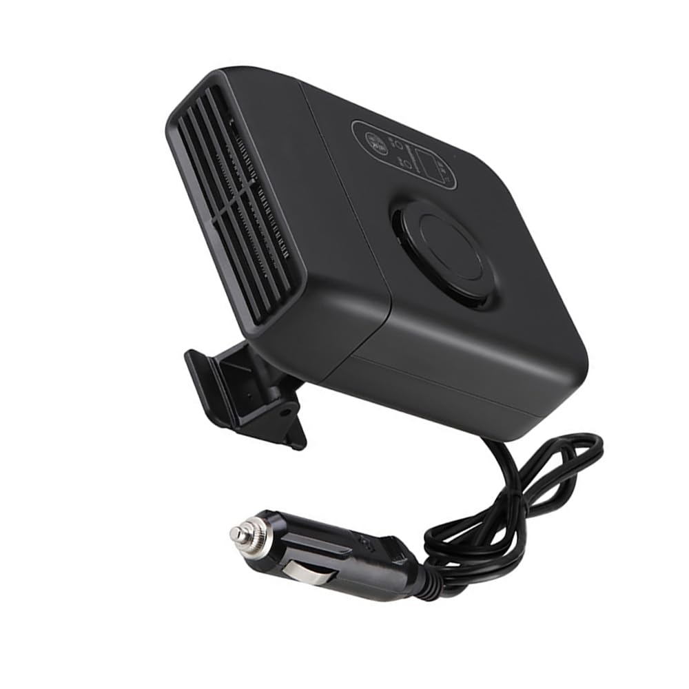Riscaldatore per auto Riloer per camper, riscaldamento rapido, sbrinamento, sbrinatore, ventilatore per automobile, portatile, compatibile con la maggior parte dei modelli da 12 V.
