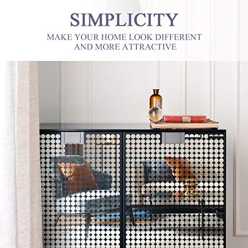 Adesivo de parede criativo para espelho BESPORTBLE, adesivo de parede com espelho de cristal tridime