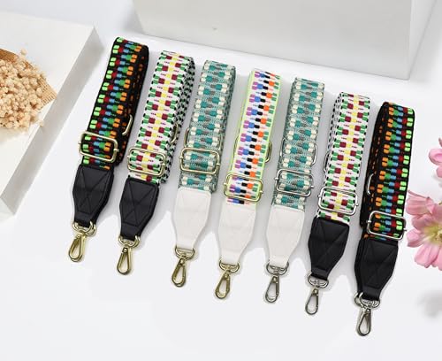 Image of Purse Strap Leather End Shoulder Strap Adjustable Replacement Crossbody Bag Straps for Handbag Crossbody Bags