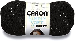 Caron Simply Soft Party Yarn 85g - Purple Sparkle