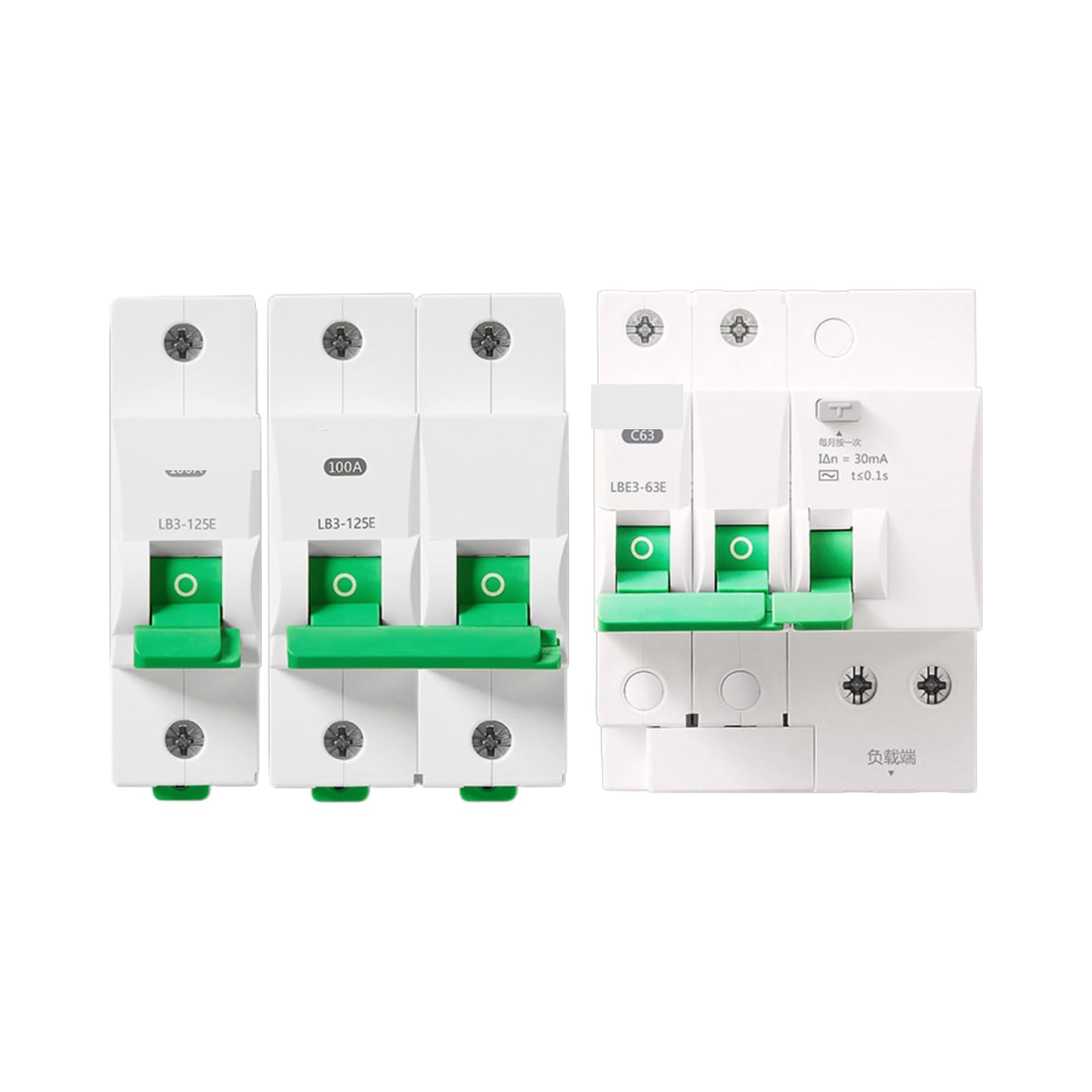 Interruttore magnetotermico 1P 2P 32A 63A(16A; 1P+N)