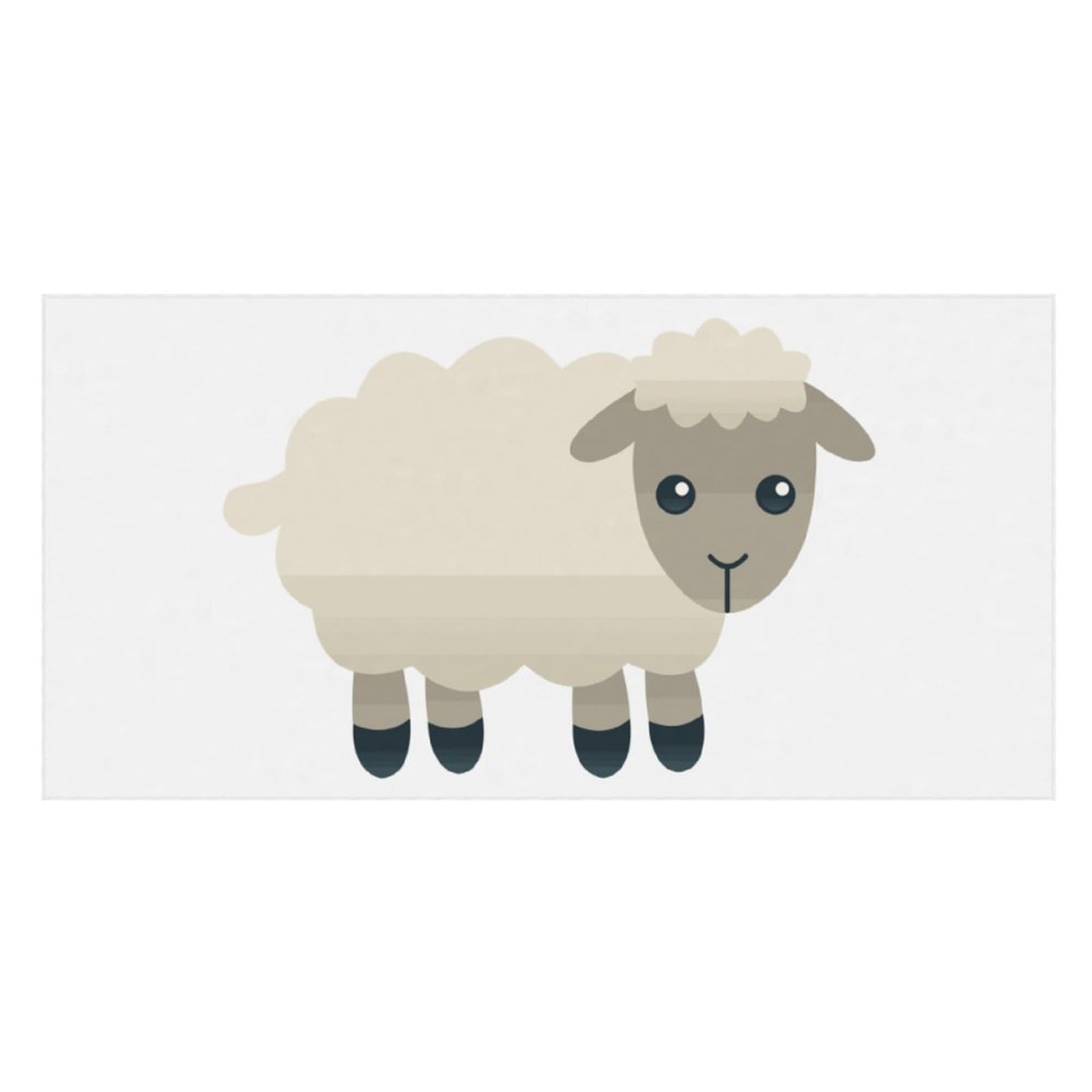 LWORZIIB Beach Towel, Sheep Bath Towel, Pool Towel Great for Gym Swimming 80 X 160cm
