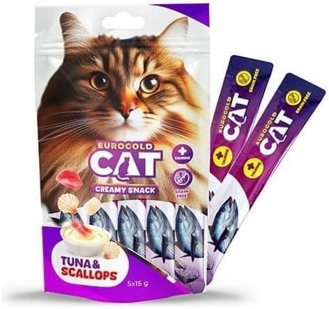 EuroGold Cat Sıvı Kedi Öd. Ton-Deniz Tarağı 5x15 gr