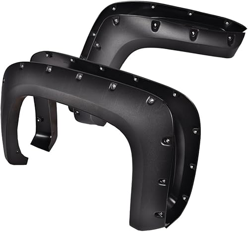 GRAND ORANGE Guardabarros compatibles con Chevy Silverado 2007-2013 15002007-2014 Chevy Silverado 2500HD 3500HD 78.0"97.6" Funda de rueda estilo