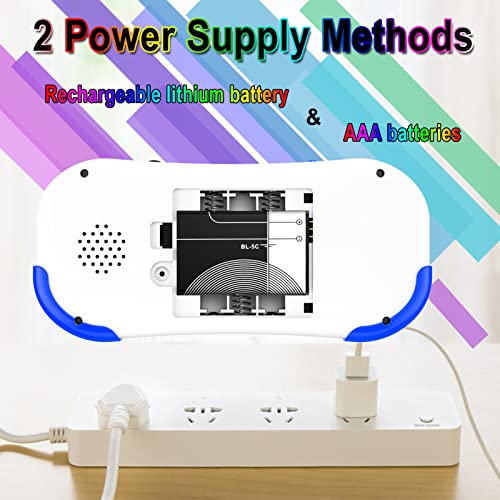 Retro Handheld Game Console for Kids 4-12 with Build in 218 Puzzle Leisure Video Games Rechargeable 3.0'' Screen Electronics Gaming Player Toys Birthday Gift for Boys Girls (Blue) - Image 5