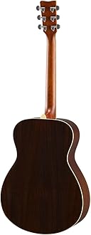 Yamaha FS830 Small Body Solid Top Acoustic Guitar, Dusk Sun Red
