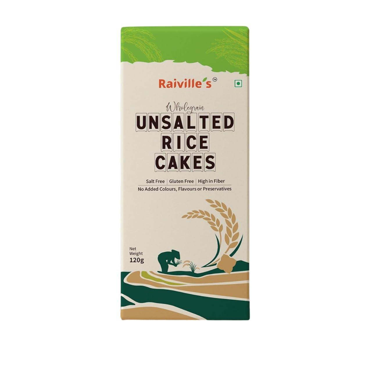 Raivilles Wholegrain Un-Salted Brown Rice Cake, 120gm | Gluten-Free Snack for Weight Loss, Made with Multi Wholegrains, Soy and Yeast-Free, Taste Better With Peanut Butter, Low Fat Healthy Rice Thins-image-46