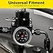 YEHERIT Adjustable EFI Fuel Pressure Regulator Kit with Bypass Return, 0-100 PSI Gauge, 6AN Fittings and PTFE Braided Hose – Compatible with Gasoline, E85, Ethanol & Methanol Fuels