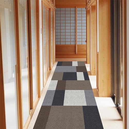 Alfombra de corredor extra larga de 50x410 cm para pasillos de casa 2