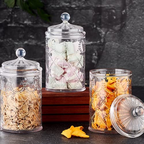 Hane Barocco Storage Jar Transparent 18 Cm