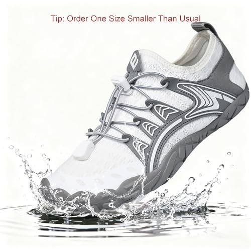 Image of Water Shoes Womens Mens, Barefoot Quick-Dry Aqua Shoes for Outdoor Swimming, Running, Training, Surfing, Hiking and Kayaking