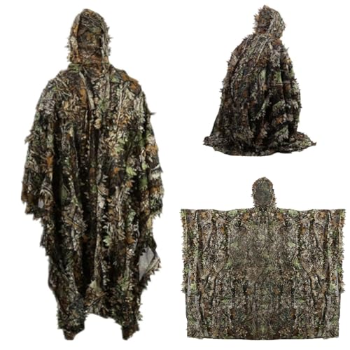 Sdueksi Thermal Camouflage Cloak, 2024 New 3D Bionics Thermal Camouflage Quick-Drying Waterproof, Infrared Ir Thermal Blocking Camouflage Clothing (Bionics)