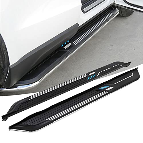 Estribos para Acura RDX 2019-2022, barra lateral negra