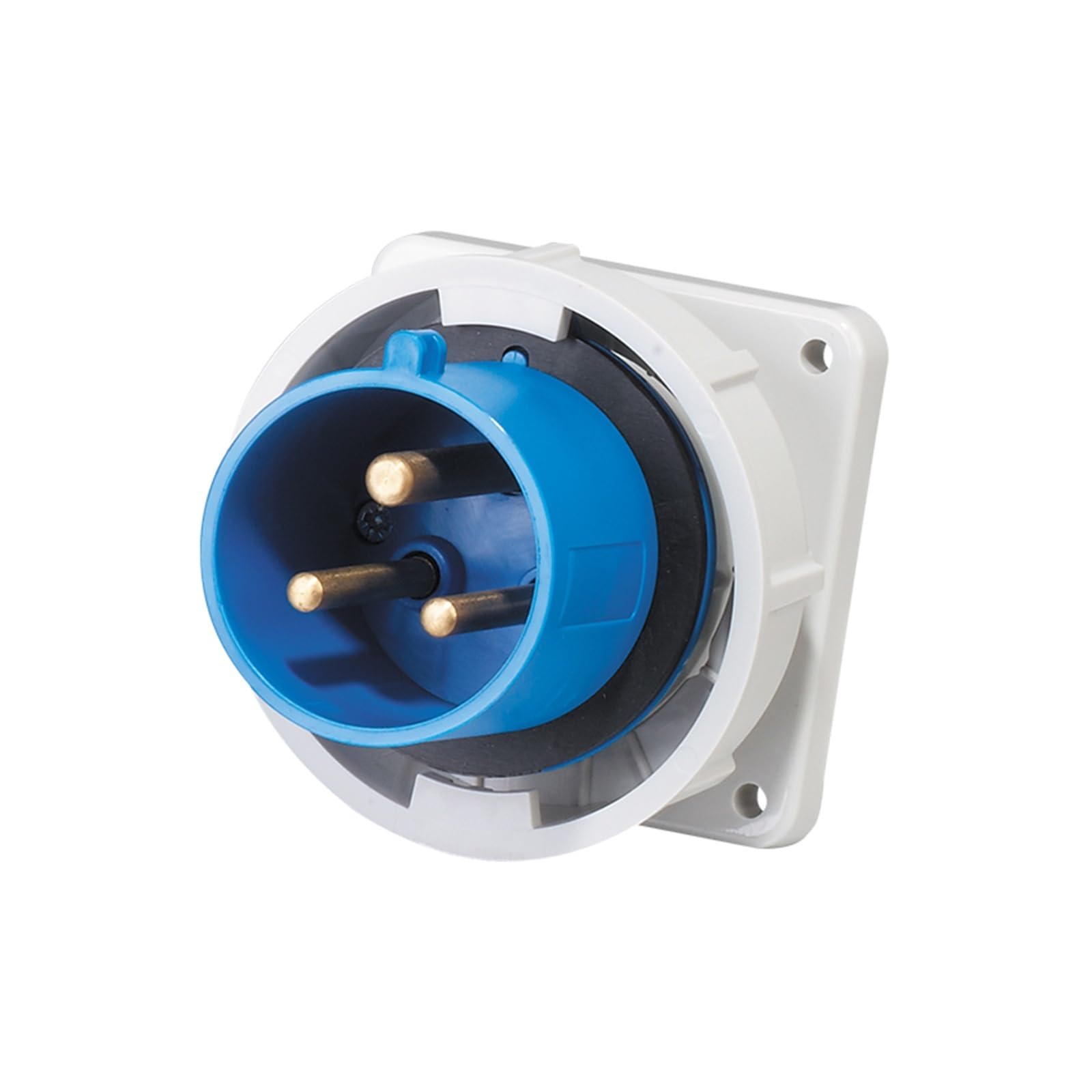 IP67-Reverse-Stecker, wasserdicht, Industrie-Luftfahrt-Stecker und Buchse, Docking, 3-adrig, 4 Löcher, 5-adrig, 63A125A(3P125A IP67 connector GP3390)