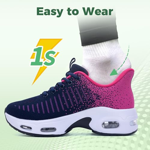 Image of Women's Sneakers Slip on Walking Tennis Shoes Easy to Wear