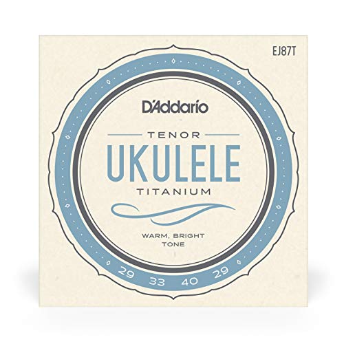 Image of D'Addario Tenor Ukulele Strings, Titanium, EJ87T, 4-String Set, Pack of 1