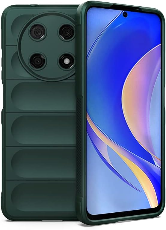 Elubugod Funda para Huawei Nova Y90 4G, funda de TPU suave para Huawei Nova Y90 4G CTR-LX2 CTR-LX1, color verde