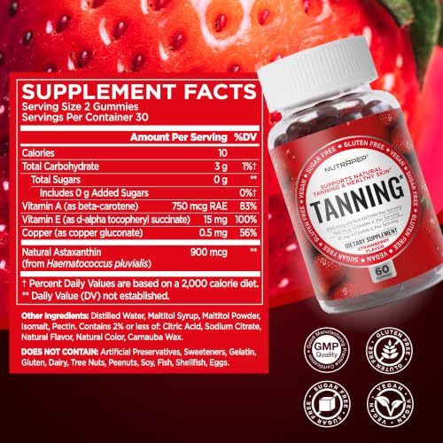 NutraPep Tanning Gummies for Women