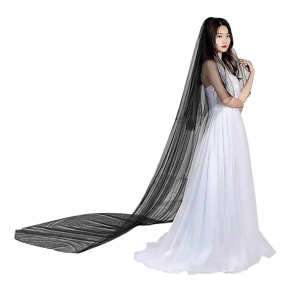 Amazon | [LONTG] ウエディングベール 花嫁ベール 5m ロング 長い 
