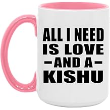Designsify 15oz Accent Coffee Mug Pink Ceramic Tea-Cup with Handle