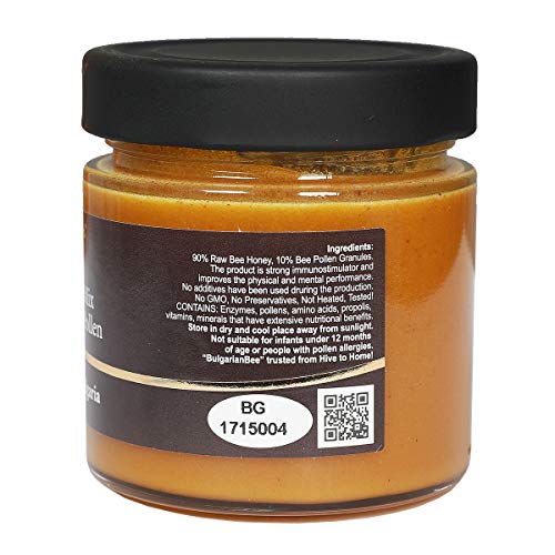 500 g Rauwe Honing 90% Gemengd Met Bijenpollen 10%, Immuunversterker - Image 4
