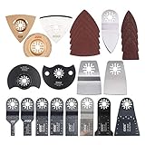 66 pcs Oscillating Saw Blades Haoli Oscillating Tool Blades to Cut Metal Wood Plastic Oscillating Multitool Blades