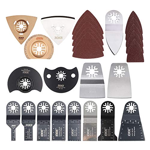 HAOLI 66 pcs/set Oscillating Tool Saw Blades Multitool Blades Accessories Kit