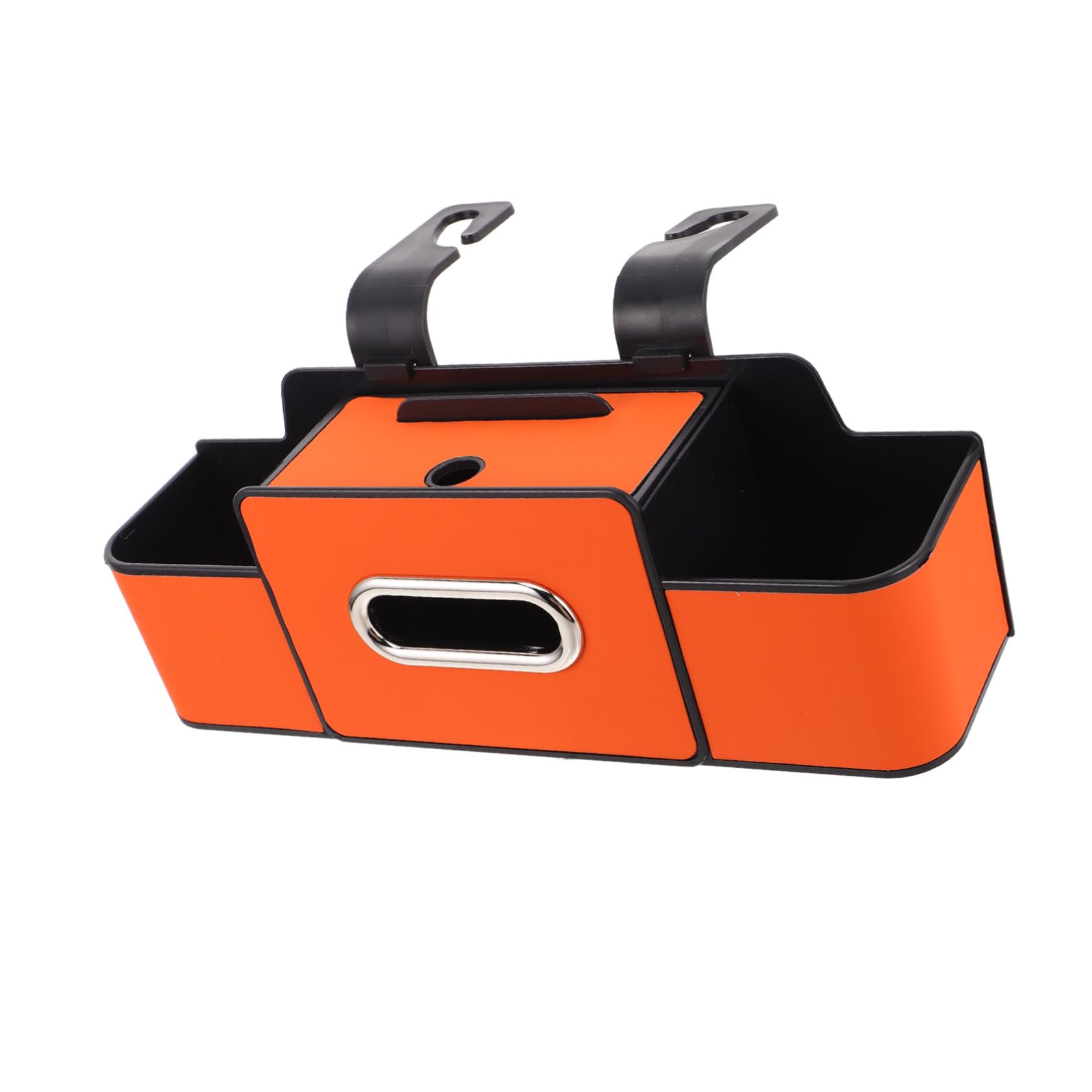 Organisateur siège arrière STOBAZA orange avec porte-gobelet intégré