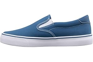 Men's Clipper Classic Slip-on Canvas Sneaker in Light Blue