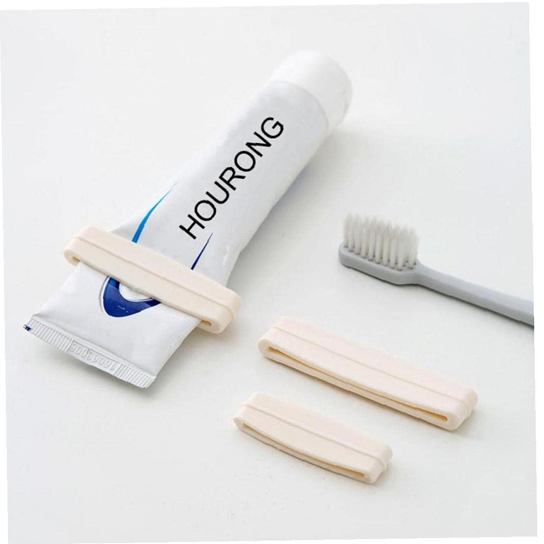 Zonster Grey 3Pcs/Set Toothpaste Tube Squeezer Clip Cosmetic Cleansing Milk Toothpaste Rolling Tube Squeezer