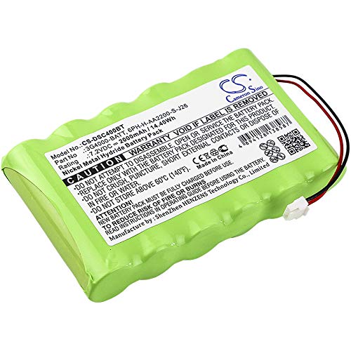 Ejjinenbby Replacement Battery Compatible for DSC 3G4000 LE4000 3G4000 Cellular Communicato (2000mAh/7.2V), 6PH-H-AA2200-S-J26 3G4000-BATT Battery