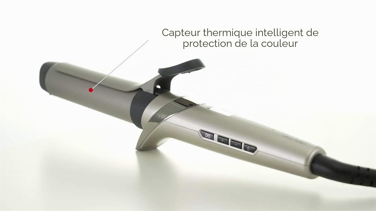 Remington CI 8605 Fer à Boucler Chaud Champagne 3 m Fer à Boucler Chaud 210 °C Champagne 3 m 370 mm