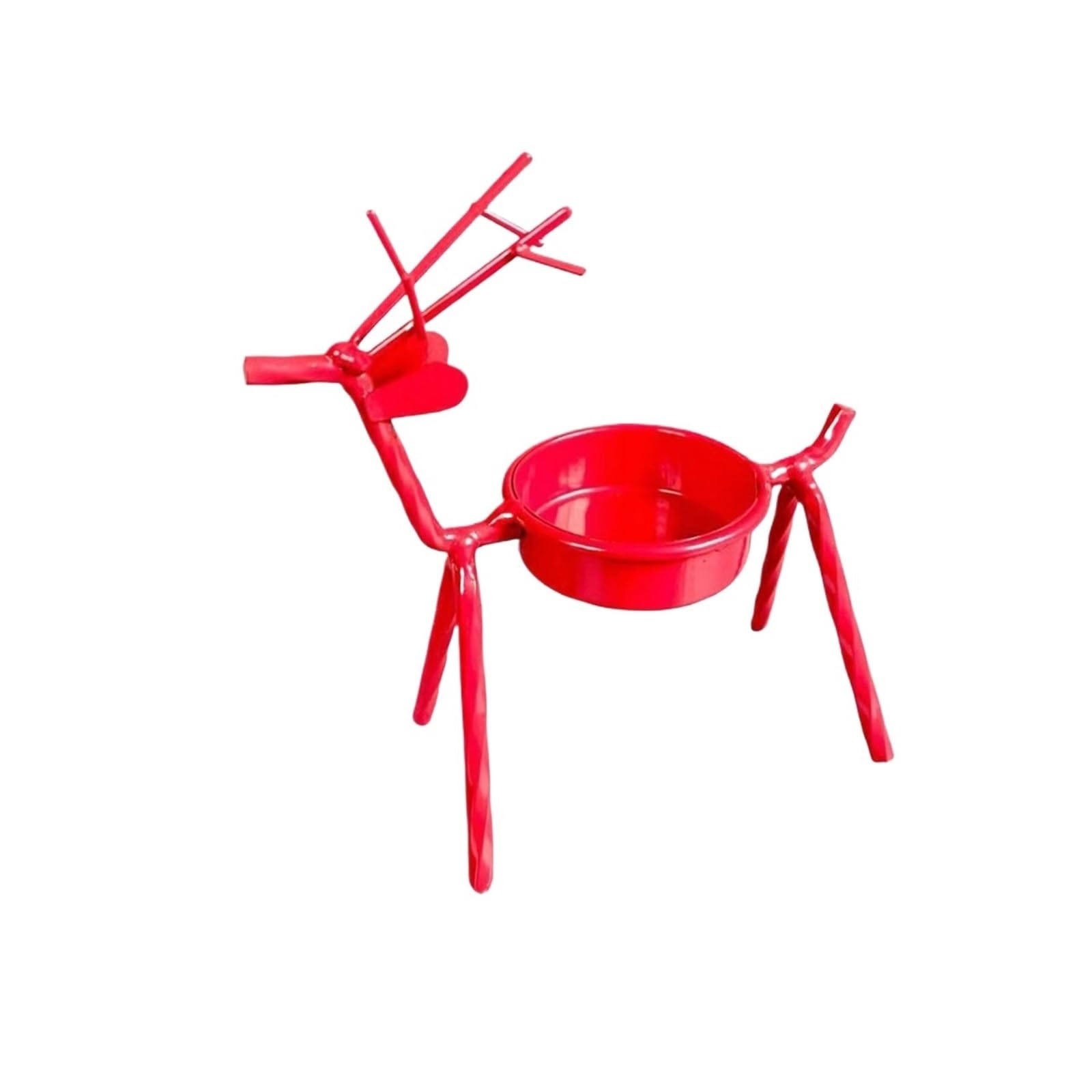 2Pcs Candle Holder Ornament Vintage Candlestick For Desktops And Living Room Decorations For Desktop Decoration(Red)