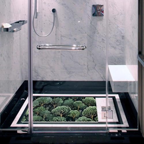 Tapete antideslizante para bañera Deep Forest para evitar caídas con secado rápido 7