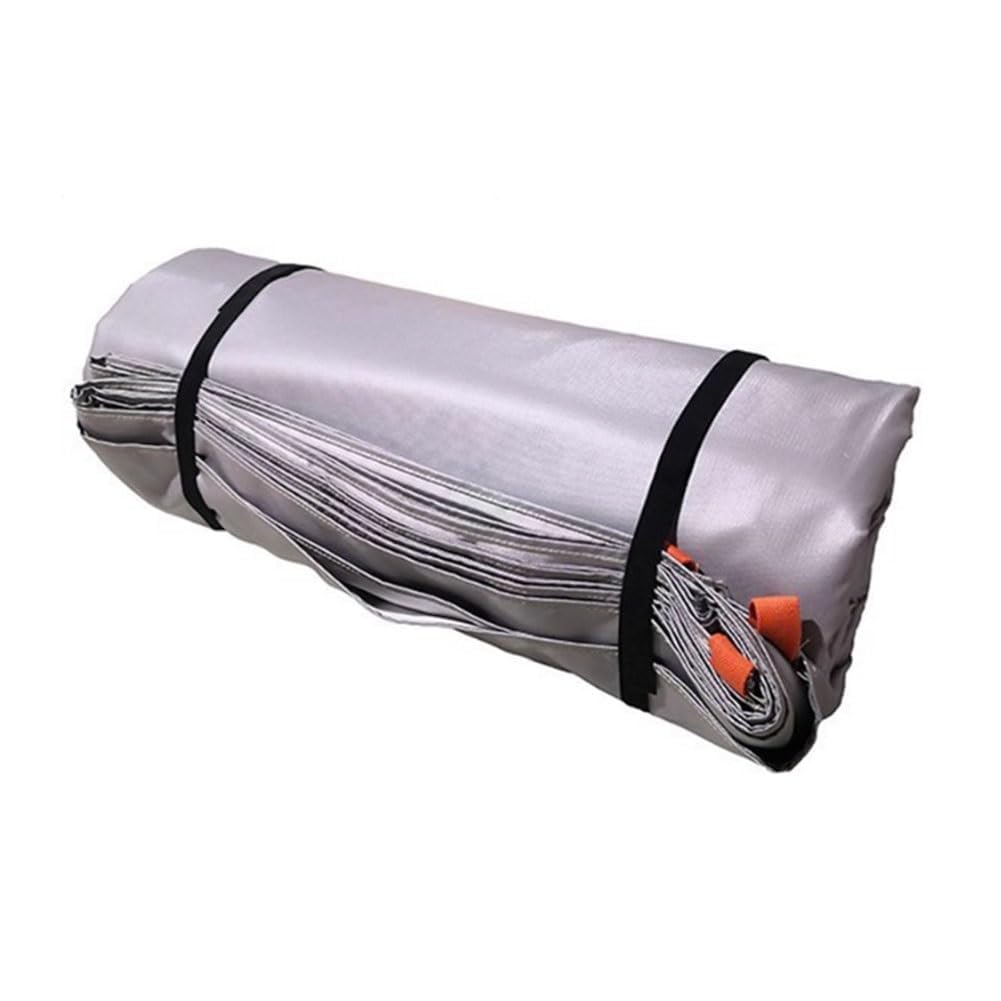 Manta de emergencia contra incendios para coches, vehículos eléctricos, silicona de doble cara con aislamiento térmico, equipo de seguridad fácil de instalar para camiones, 6 x 8 m