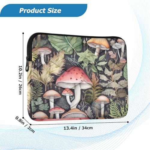 Funda impermeable para portátil de 13-14 pulgadas con diseño acuarela miniatura 3