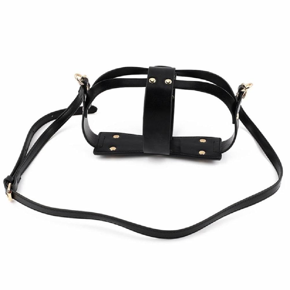 Hollow Tote Bag Set DIY Crossbody Bag Accessory PU Encasement Conversion For Women Bag Black/Coffee DIY Decoration