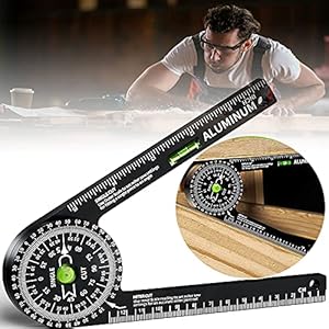 Miotorio kj Gehrungssägen-Winkelmesser Aluminium-Winkelmesser