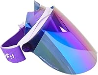 Vista 1 de Protector facial con protección UV, visera facial unisex para hombres y mujeres, deportes al aire libre, conducción, UPF 70+, gorras con viseras