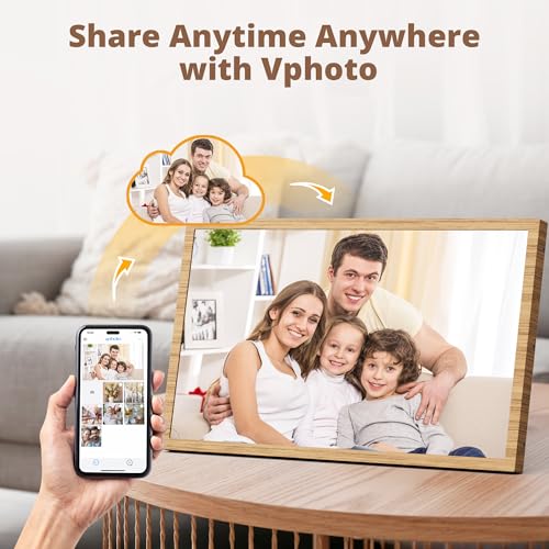 Image of Dragon Touch Large Digital Picture Frame 21.5 inch Screen WiFi Digital Photo Frame Display, 32GB Storage, Auto-Rotate, Share Photos via App, Email, Cloud, Classic 21（Not Touchscreen）