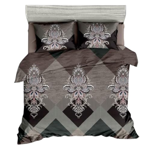 Image of NewDouble Bedsheet with Two Pillow Cover King Size Flower Print