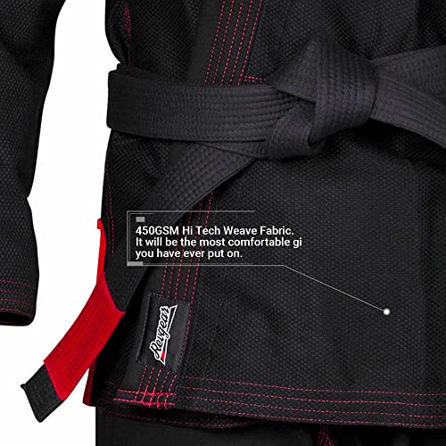 Revgear Venice Top-Of-The-Line Gi | Our Highest End Gi - Capturing The Roots Of Jiu Jitsu (White, A3) #TOP3
