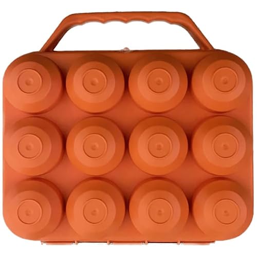 Boîte à œufs Codette Colorée Design Décoration Cuisine (Orange, Boîte