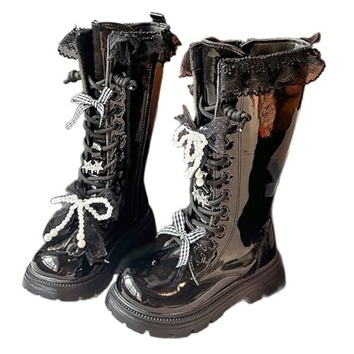 Bottines de neige filles contre le froid et bottes enfants chaudes à tige cloutée